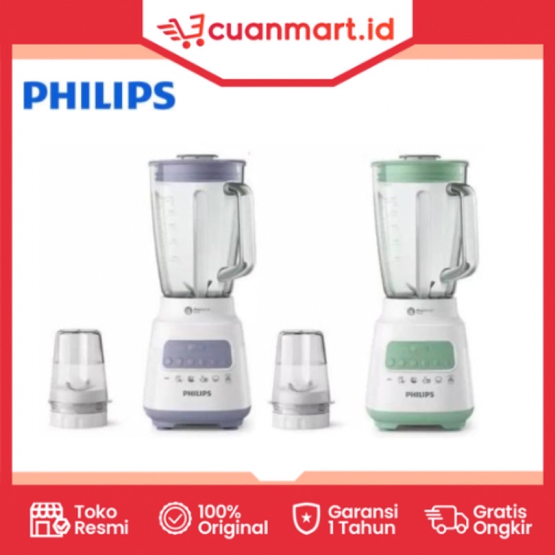 Philips Blender HR2222  5000 Series  2 L Gelas Kaca