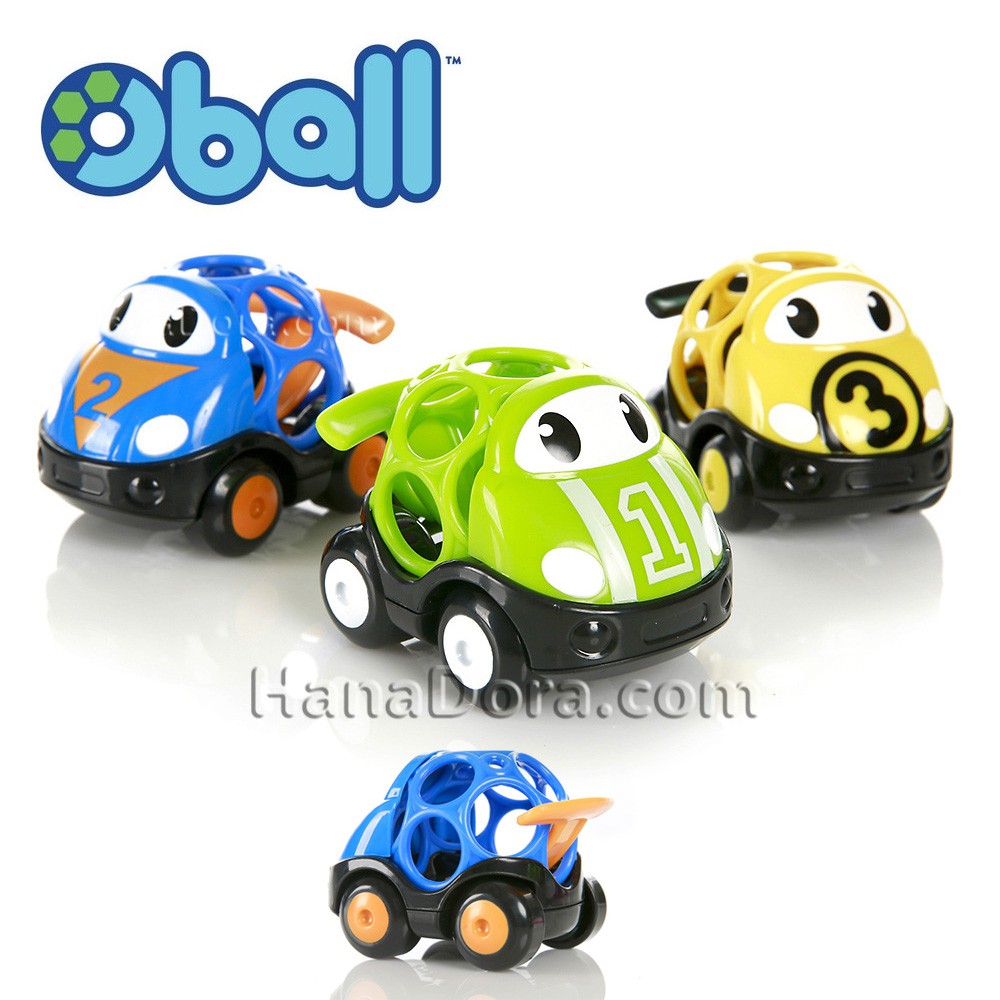 Oball Go Grippers Race Car - 3 Pack