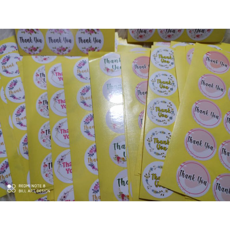 

thank you stiker sudah cutting