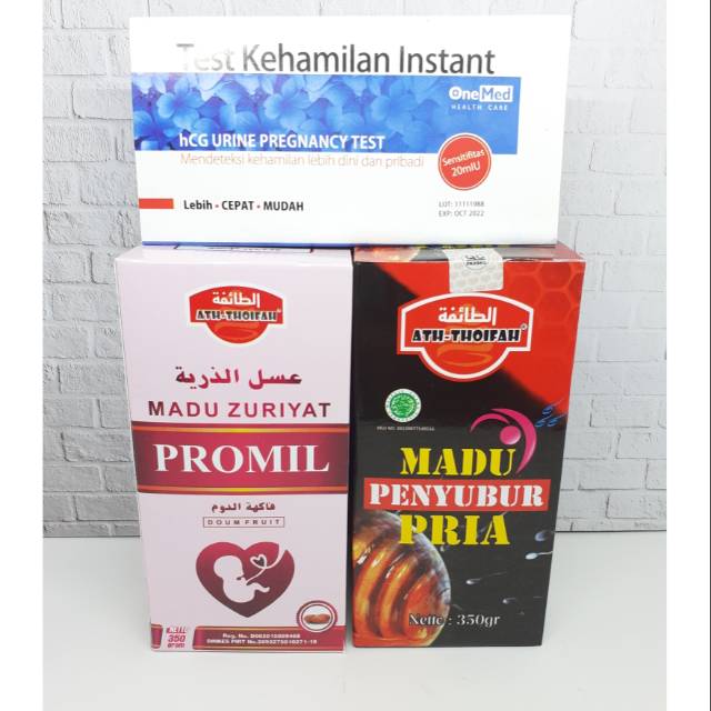 Paket PROGRAM HAMIL  / MADU ZURIYAT + MADU PRIA  ATH THOIFAH  / sepaket ISI 2