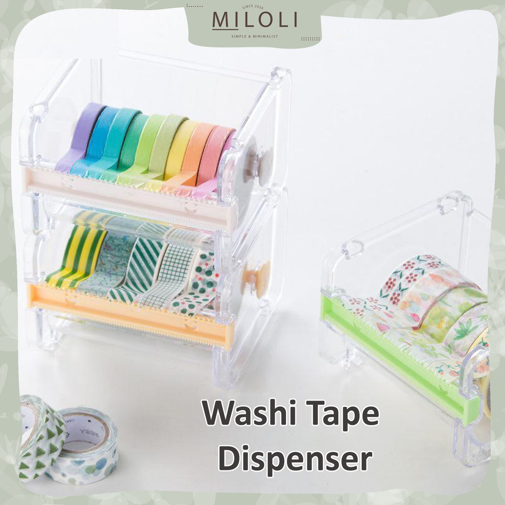 

[MILOLI] Dispenser Tape Washi Masking Kotak Tempat - F0028