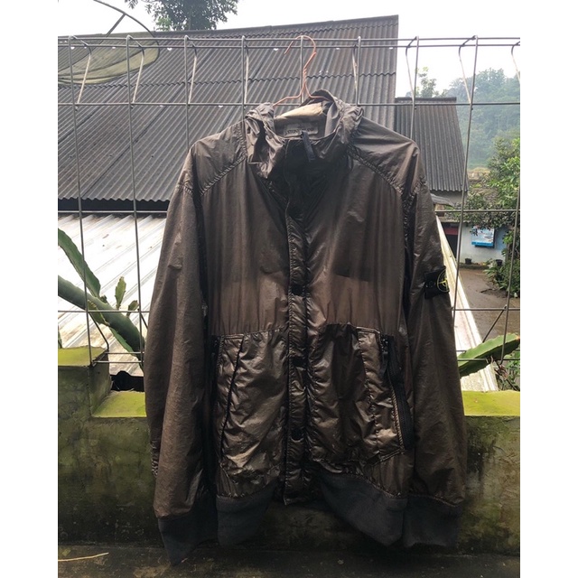 stone island glass jacket second vintage