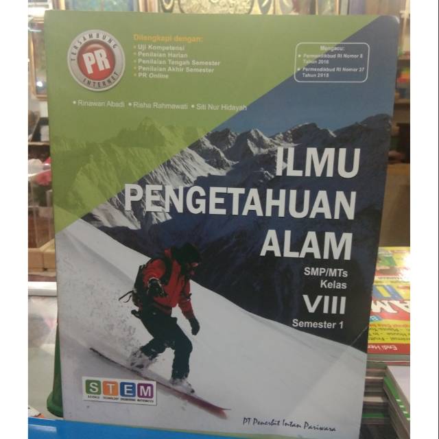 Buku Lks Pr Ipa Kelas 8 Smp Semester 1 Intan Pariwara