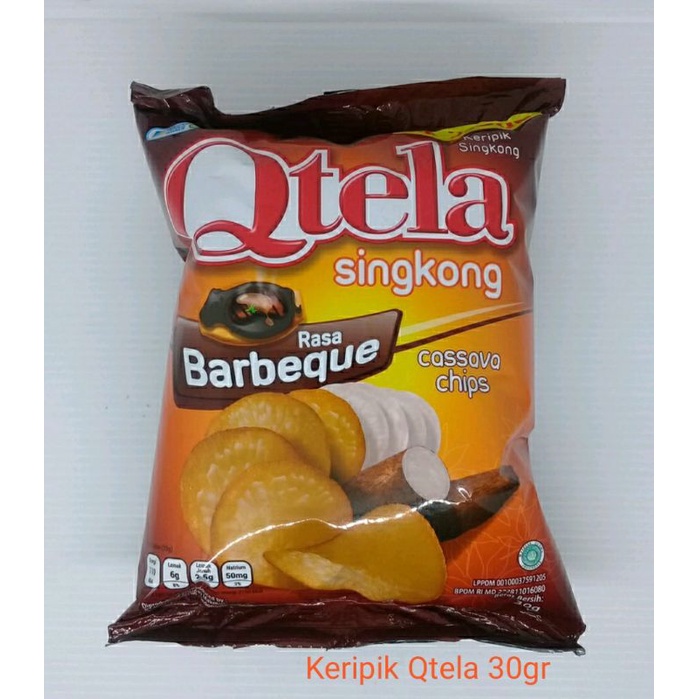 

Qtela Keripik Singkong Rasa Barbeque 23gr