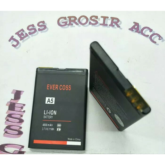 Baterai Battery Batere Evercross Evercoss Cross A200 , A5 Double Power