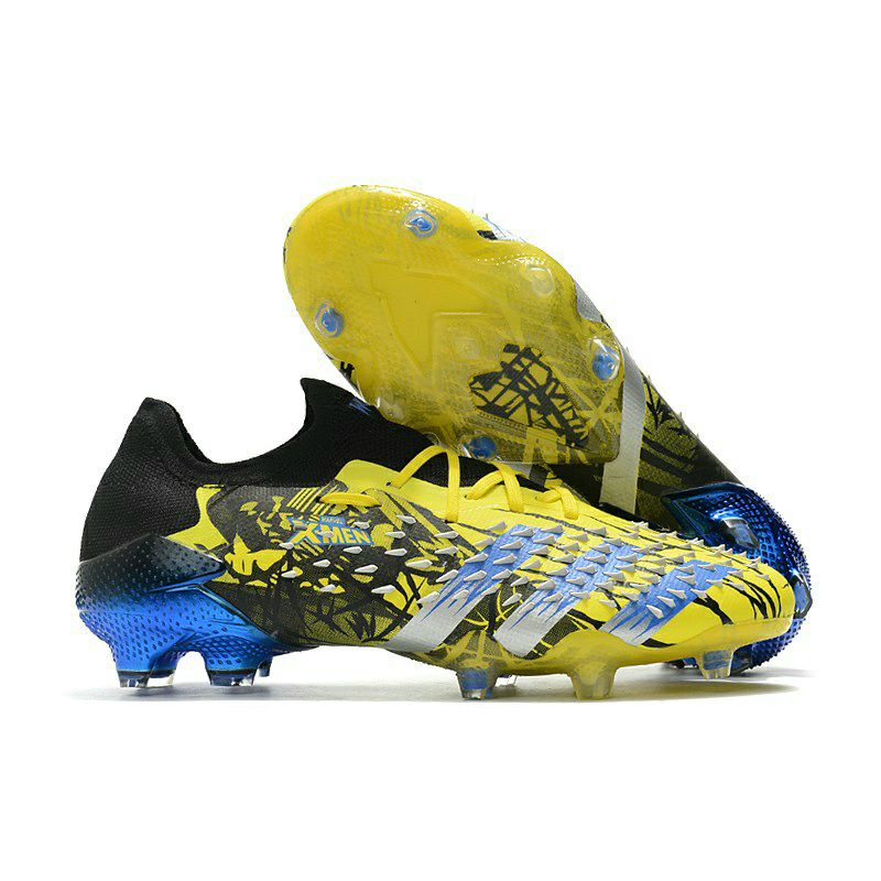 SEPATU BOLA PREDATOR FREAK.1 FG LOW x MARVEL BRIGHT YELLOW PREMIUM ORIGINAL SOCCER FOOTBALL