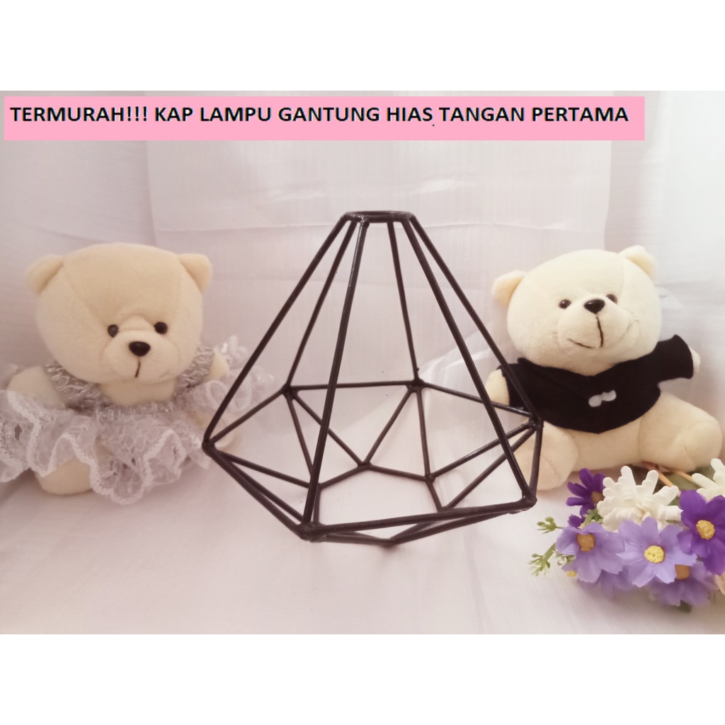 Kap Lampu Gantung Besi