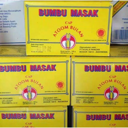 

Bumbu Atom Bulan PER BOX