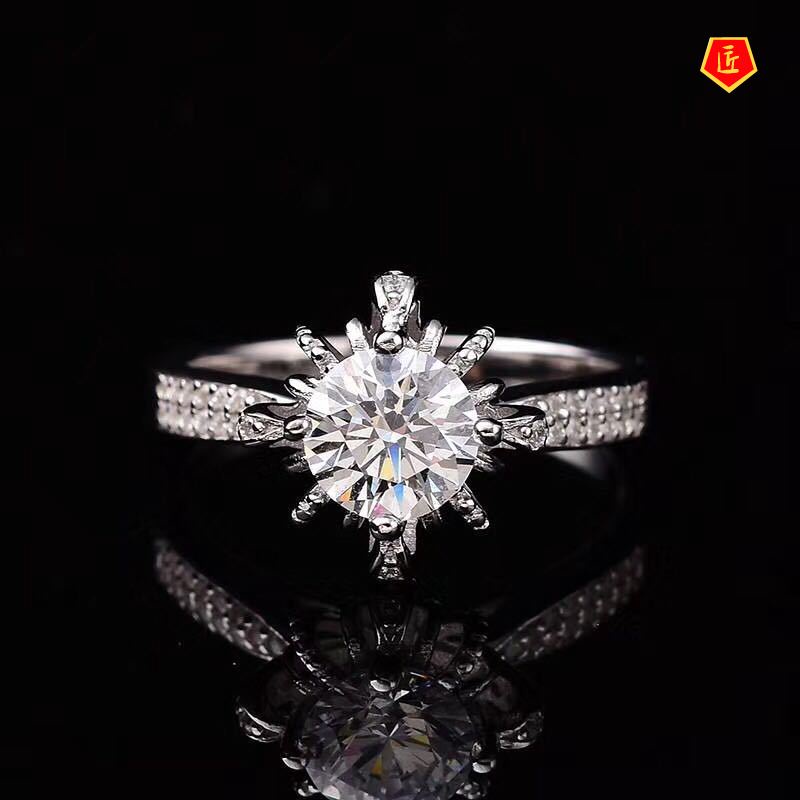 Wishing Fountain Ring Pt950 Platinum Moissanite