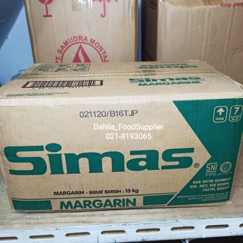 

SIMAS MARGARINE 15KG - mentega simas 15kg - margarine simas - mentega murah 15kg