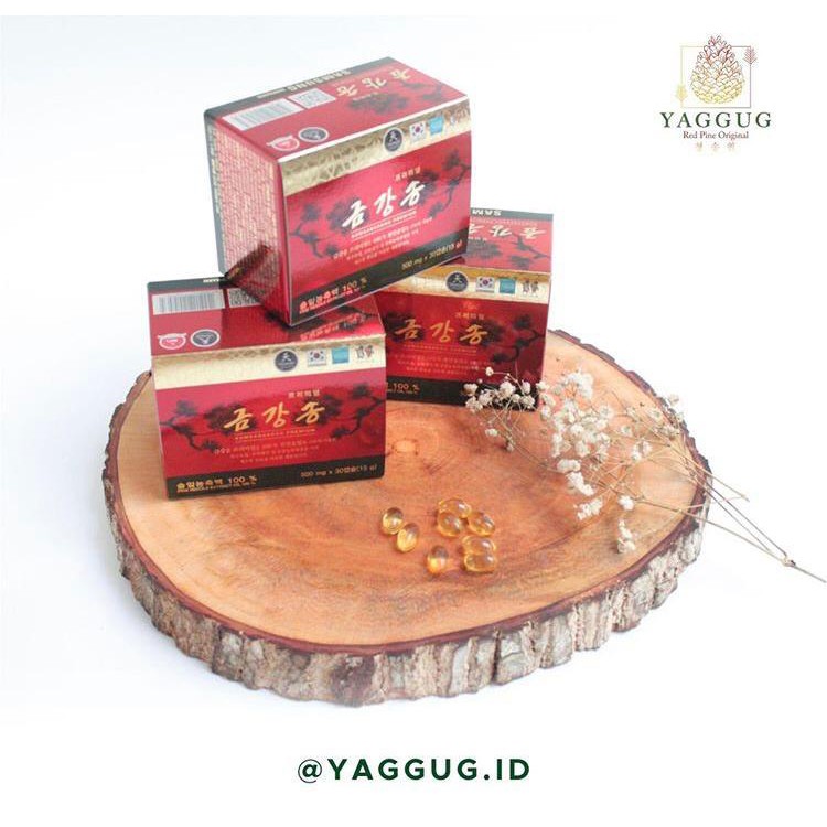 120 CAPSUL - RED PINE OIL / PINUS MERAH / JEOK SONG (OBAT HERBAL KOREA)