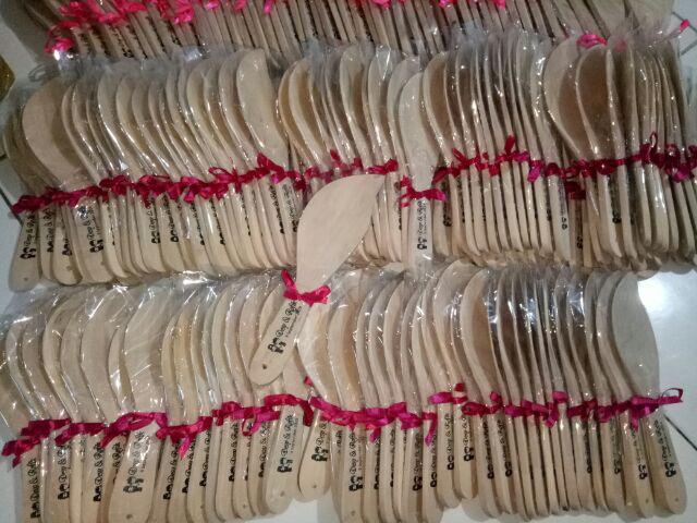 Centong Kayu Daun Lancip Murah Unik