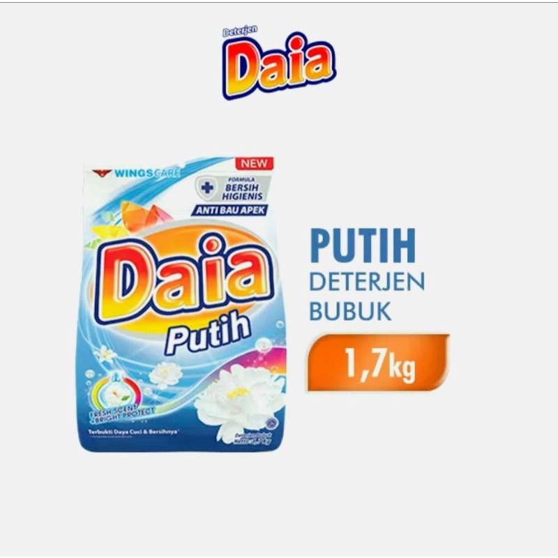 Jual Daia Deterjen Bubuk 1.7kg Daia 1.7 kg Detergent Daia 1,7kg