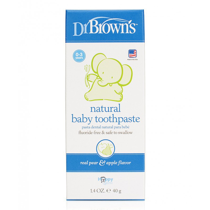 Dr. Brown's Natural Toothpaste 40g  (Tersedia varian rasa)