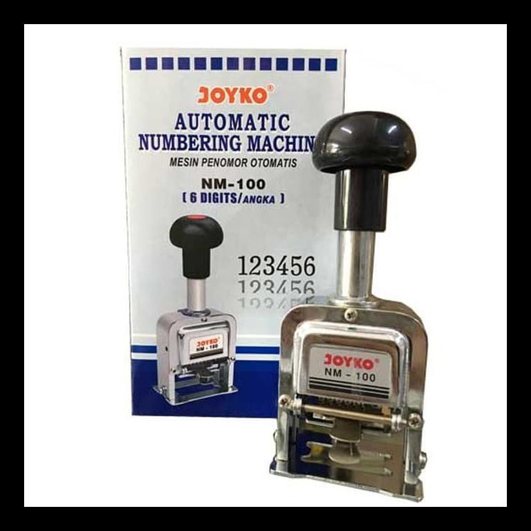 

DISKON STEMPEL OTOMATIS JOYKO 6 DIGIT NM-100 PAKET ALAT TULIS TERMURAH DAN TERBARU