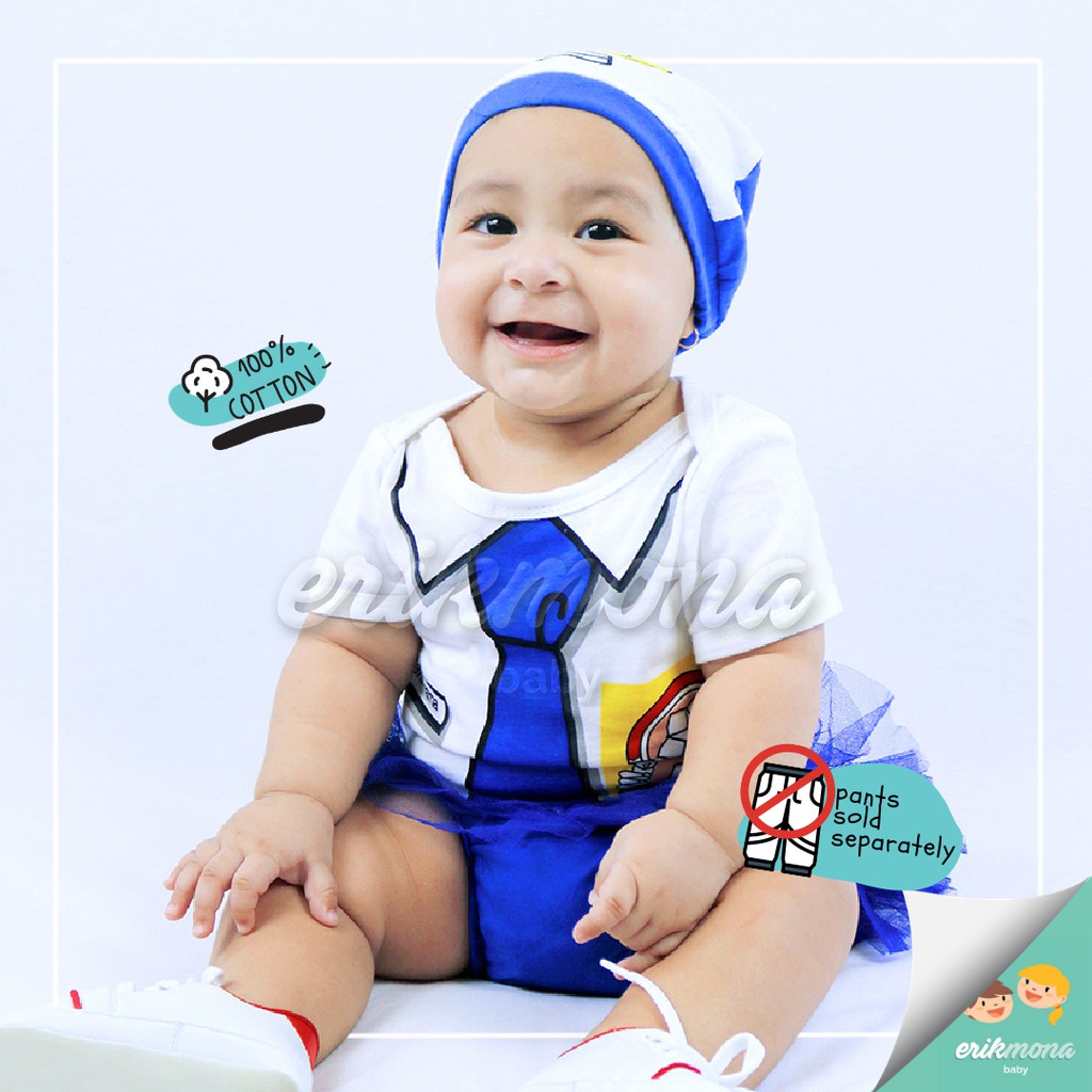 baju bayi jumper bayi karakter sekolah SMP