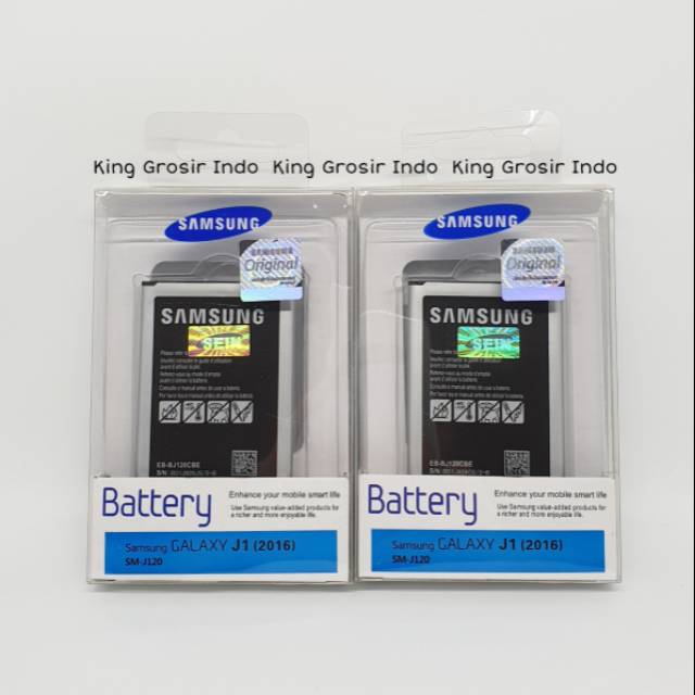 dc88 - Baterai Samsung Galaksi J120 J1 2016 Original SEIN 100% Battery Batere Batre J 120