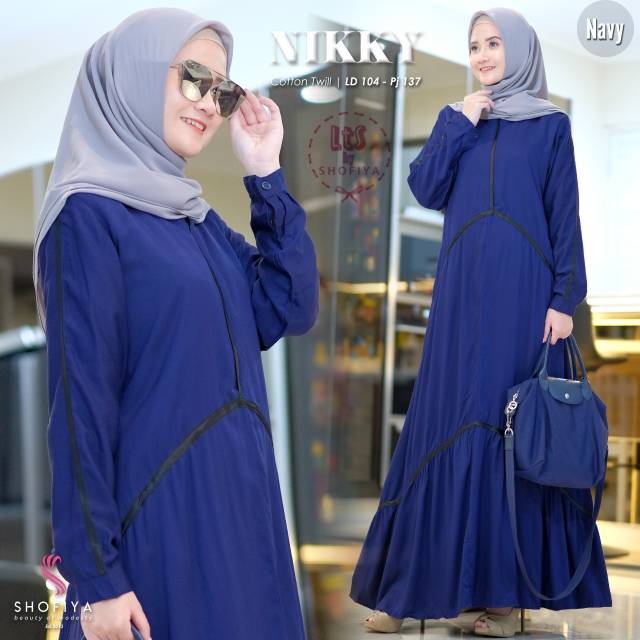 NIKKY ORI SHOFIYA ORI BERLABEL SHOFIYA DRESS ORI SHOFIYA DRESS MURAH GAMIS MURAH GAMIS ORI