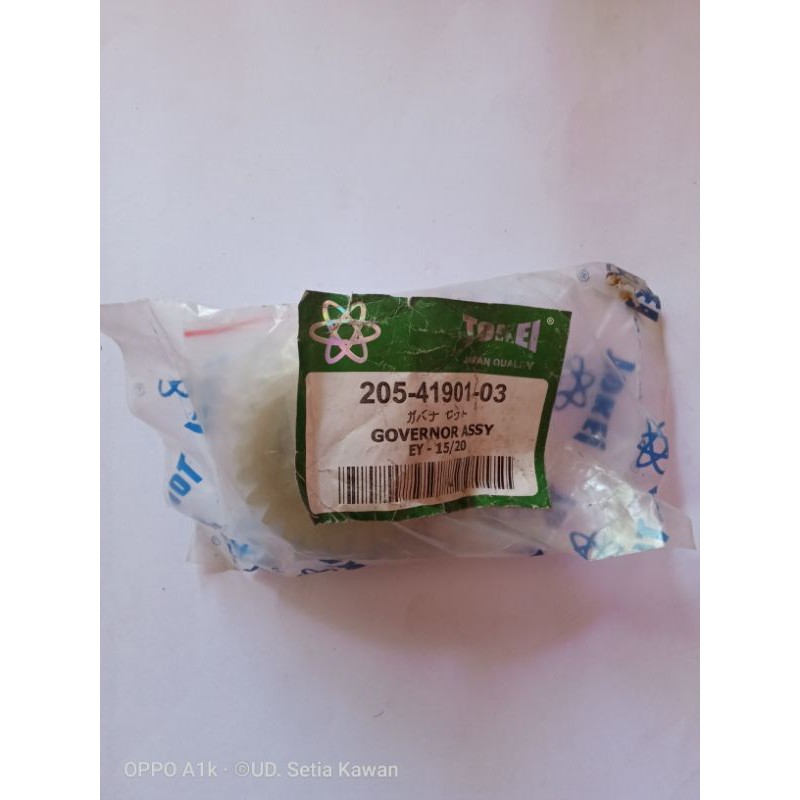 Governor assy Robin EY15/EY20 merk TOKEI kode part 205-41901-03