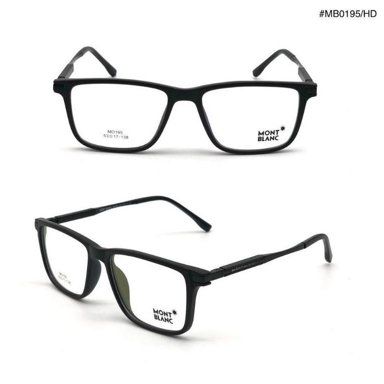 Sale frame kacamata pria minus photocromic / anti radiasi montblanc .,.,