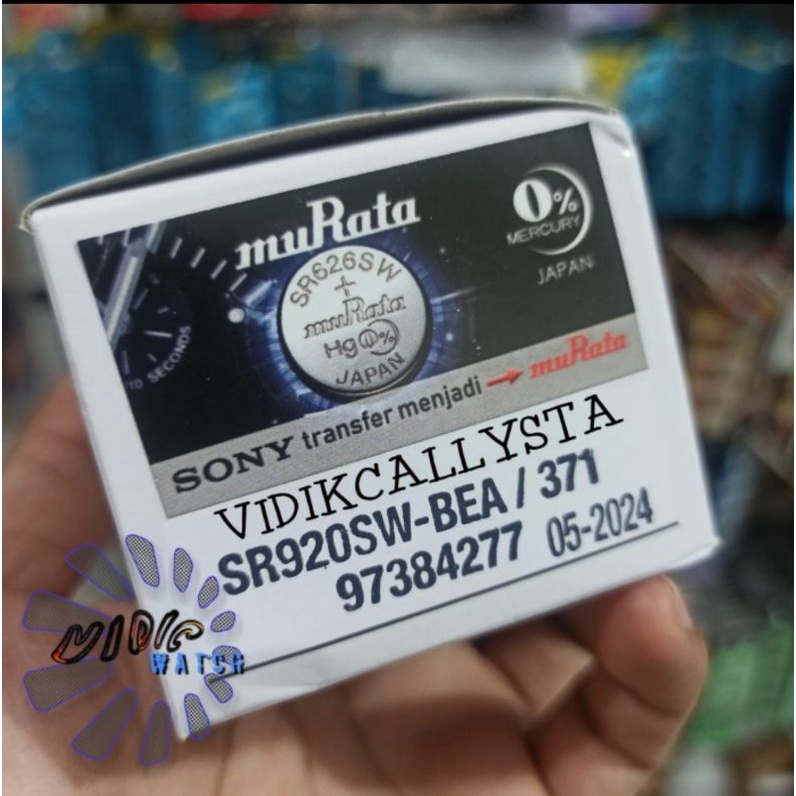 SONY MURATA 337 SR416SW SR 416 SW BATRE BATREI BATERAI KANCING JAM TANGAN ORIGINAL