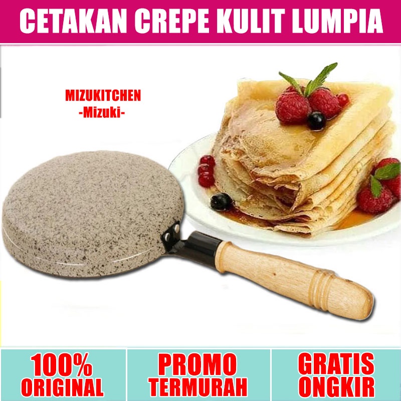 Mizuki Cetakan Crepe Maker Moegen anti lengket - kulit lumpia dadar gulung martabak