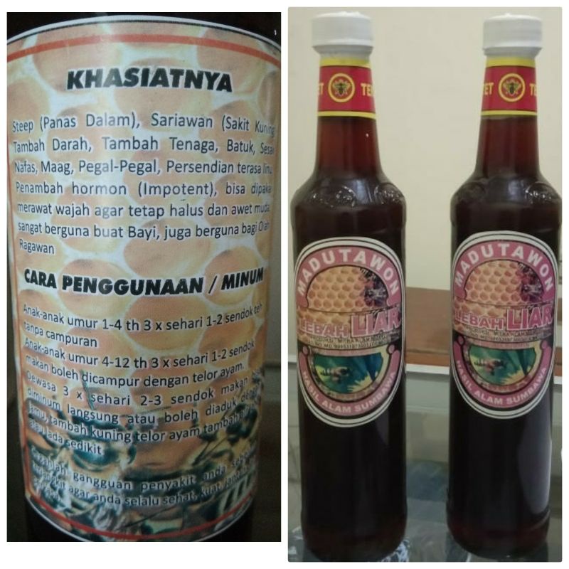 MADU SUMBAWA / MADU TAWON ASLI - MADU HITAM TAWON LIAR