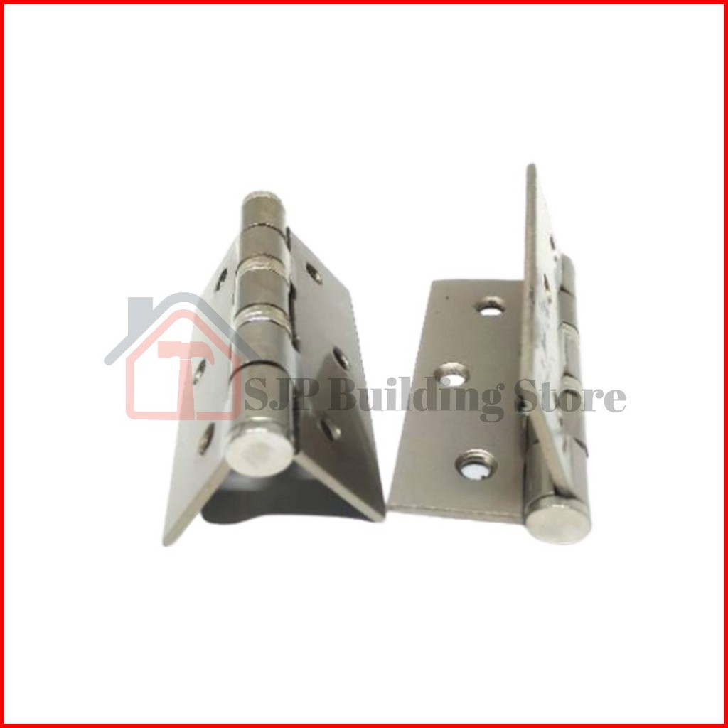 Engsel jendela 3 inch tebal Silver l Pintu TEBAL 3 inch l Stenlis Per Pasang