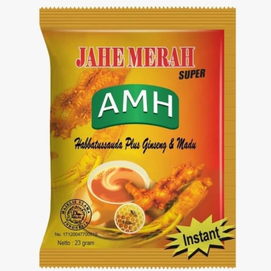 

jahe merah AMH original harga per sascet | amh jahe merah
