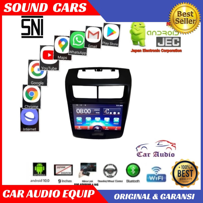 Head Unit Android Avanza JEC GD-6981 Android 9 inch AVANZA / XENIA Best Quality Garansi Original