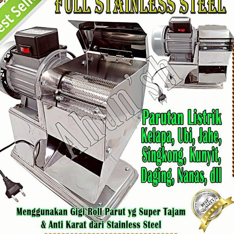Sale HariRaya✻,.B4748● Mesin Parut Kelapa Parutan Singkong Jahe Kunyit Nanas Daging Parutan Kelapa L