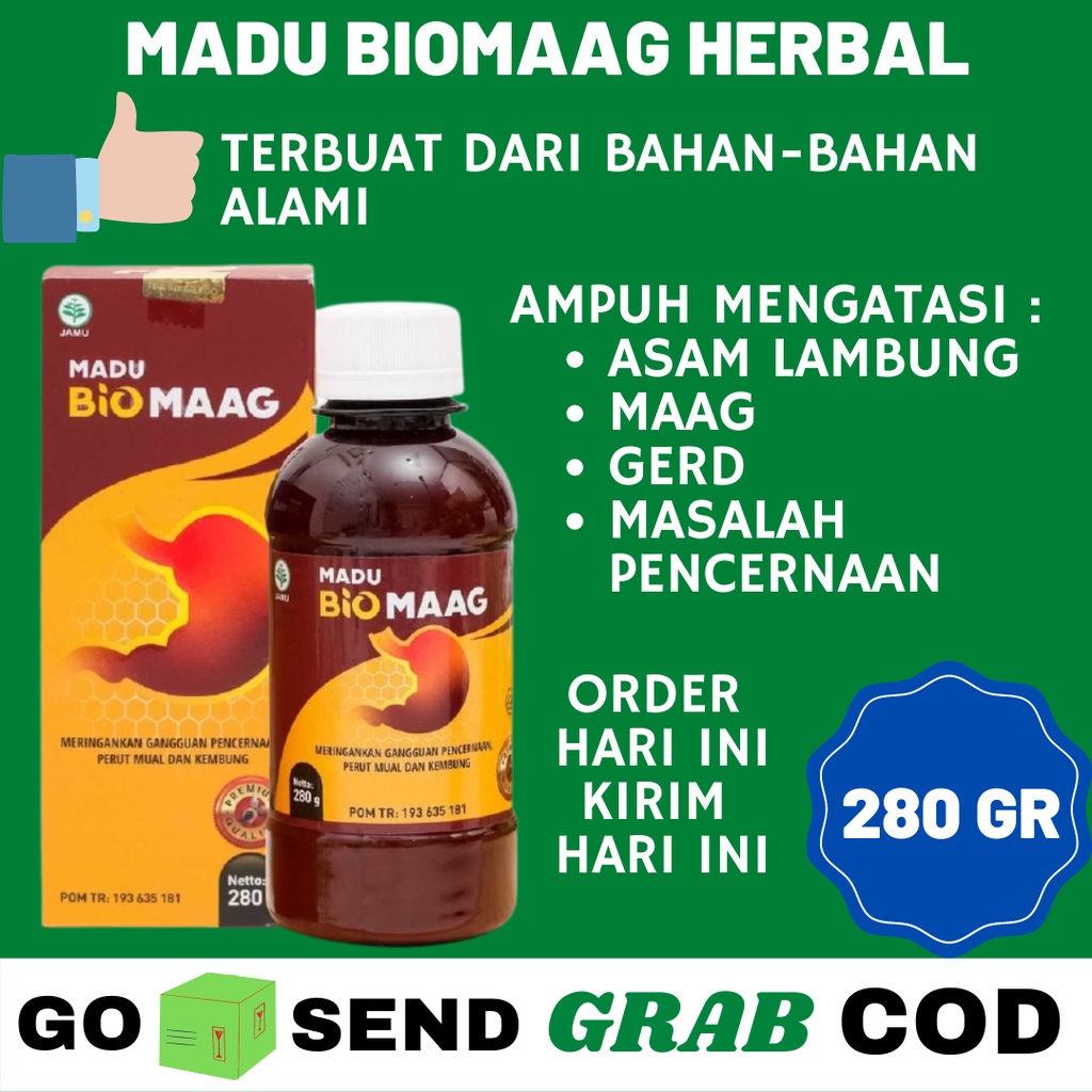 

Madu Biomaag Bio Maag Biomag Bio Magg Bio Magh 100% Asli Original Obat Herbal Asam Lambung Maag Dan Gerd