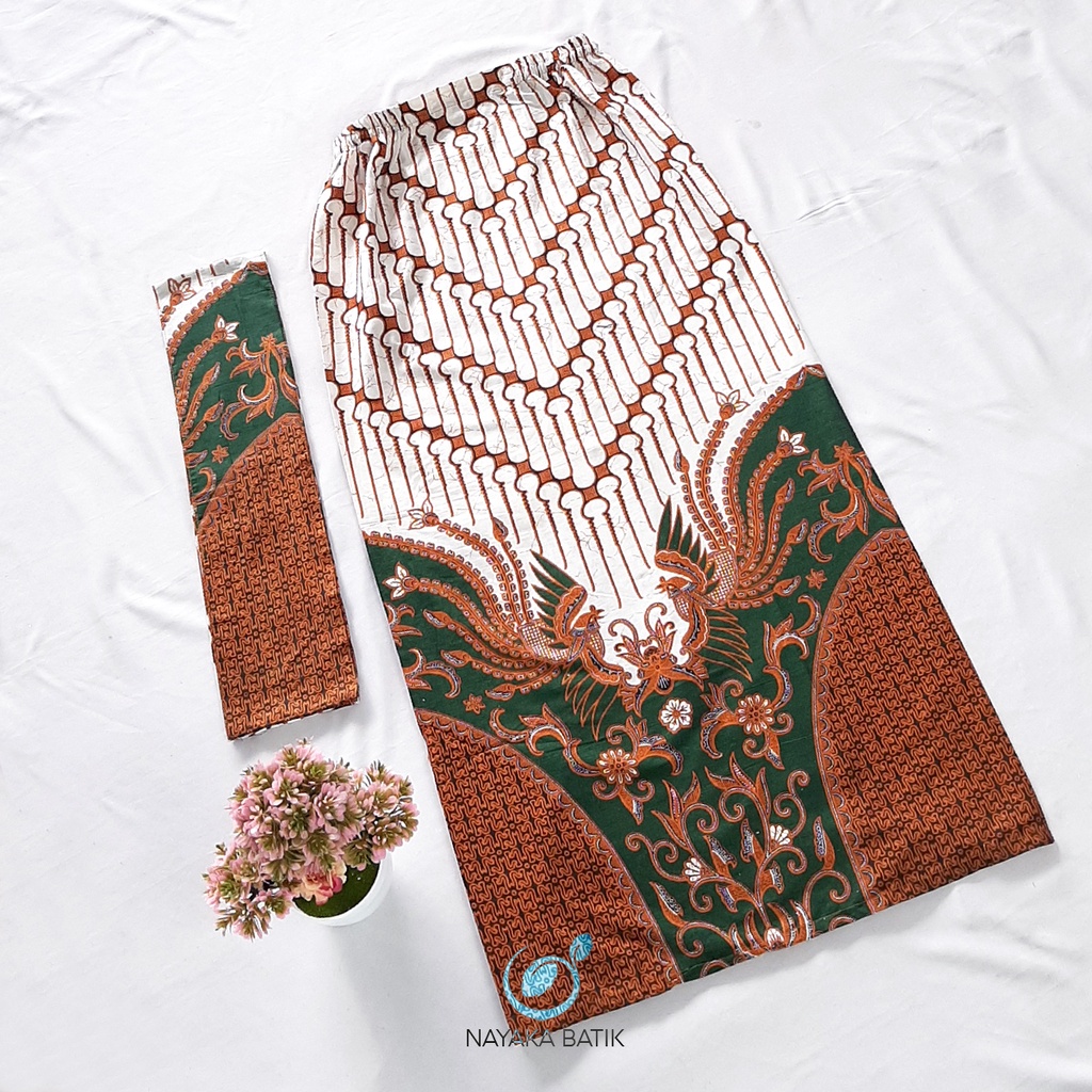 NAYAKA BATIK - Rok Batik Wanita GRATIS SELENDANG Rok Span Bawahan Kebaya Batik Kondangan Batik Wisuda - Baju Kondangan Wanita - Batik Modern Wanita