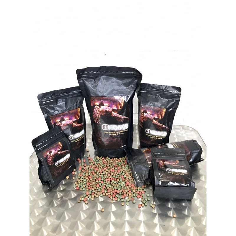 pelet gt freek original   gtf 100gr   pelet kura darat   pelet kura air   pelet sulcata