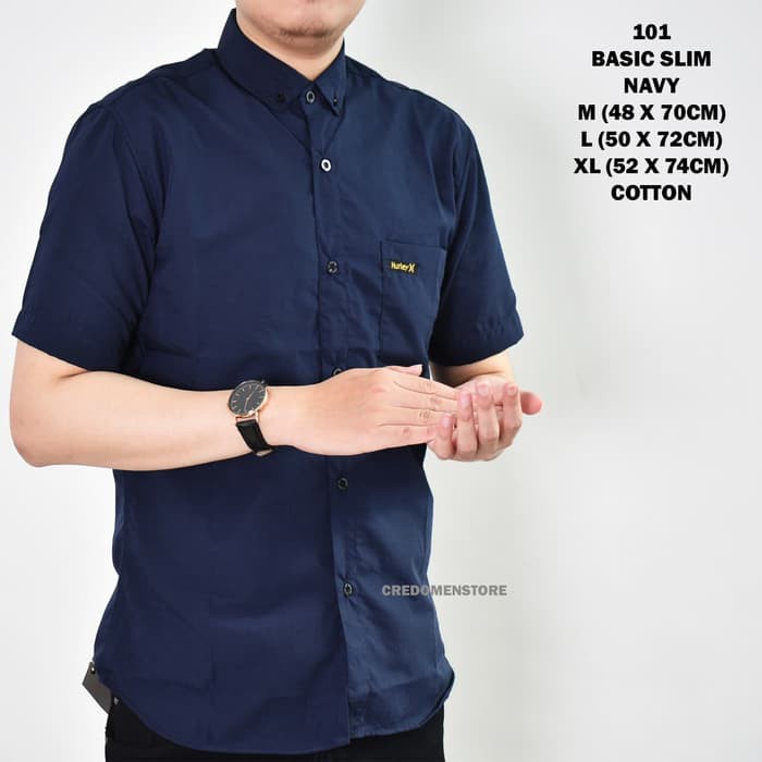 Kemeja pria lengan pendek - KEMEJA LENGAN PENDEK FULL WARNA TERLARIS - warna keren -ukuran M, L, XL