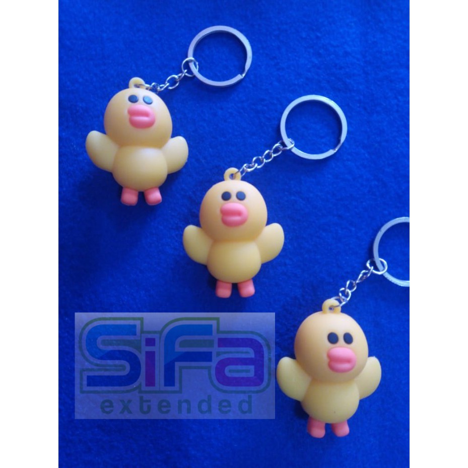 gantungan kunci bebek fancy