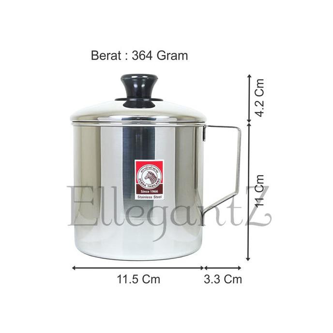 Mug Stainless Steel Zebra Cangkir Stainless Steel Zebra 11cm (110111)