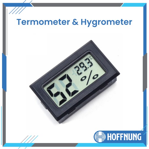 Termometer FY-11 Hygrometer Termohygrometer Pengukur Suhu dan Kelembaban Tanpa kabel