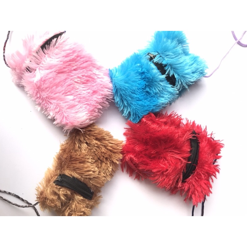 COD MAKASSAR Tas Bulu Dompet Mini Anak Shopee tokotamz Online Shop Makassar Toko Tamz