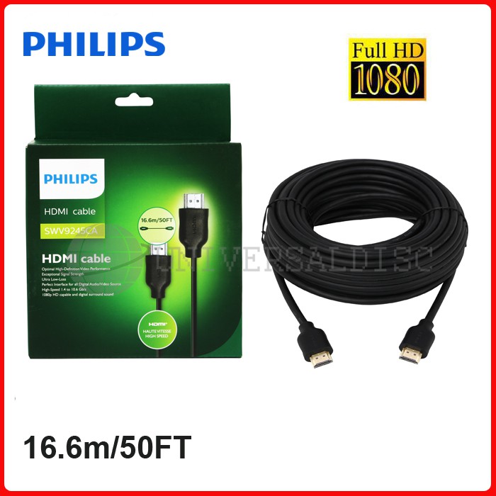 Philips HDMI Cable SWV9245CA 16.6M/50FT