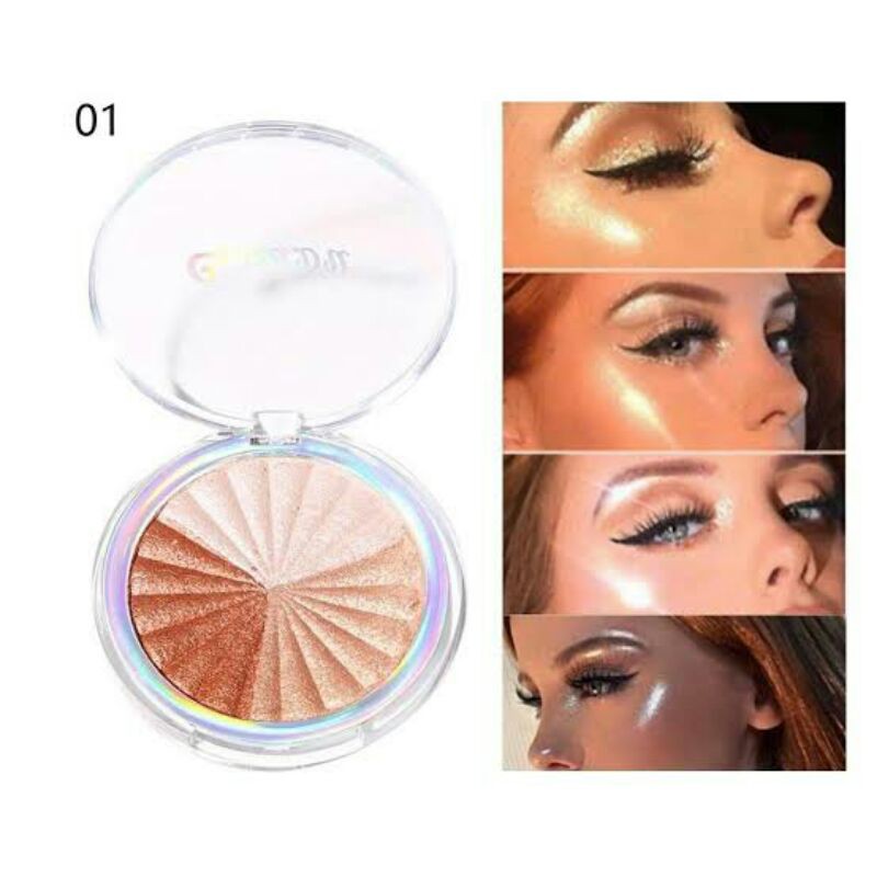 Highlighter Palette Face Powder Glitter Shimmer