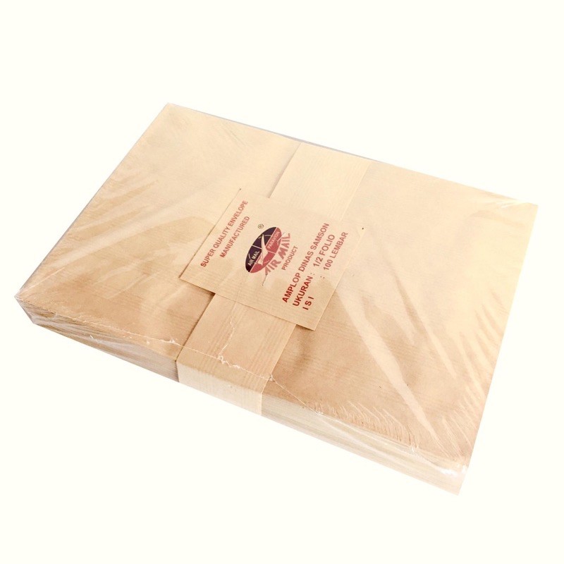 

Yotto Amplop Coklat Folio Garis Airmail