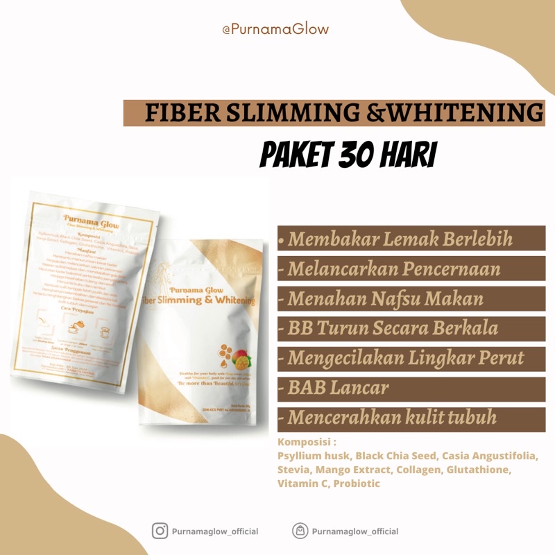 

PAKET 30HARI PURNAMAGLOW FIBER