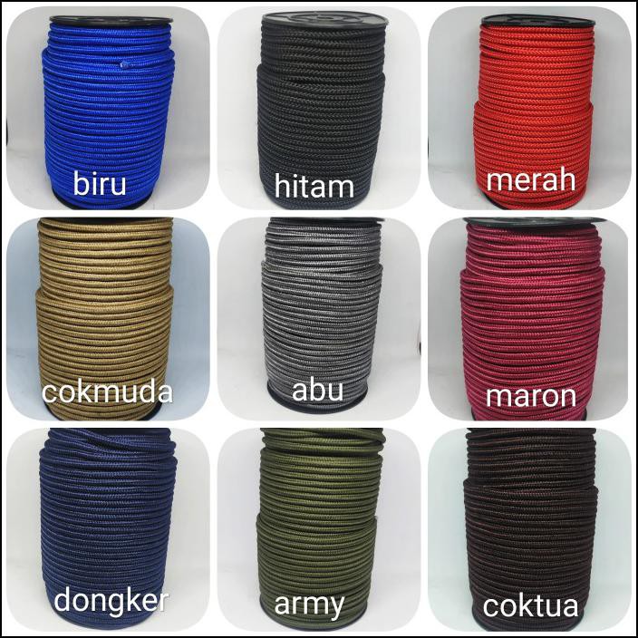 

TALI PRUSIK NYLON PARACORD 4MM POLOS (PERROLL)