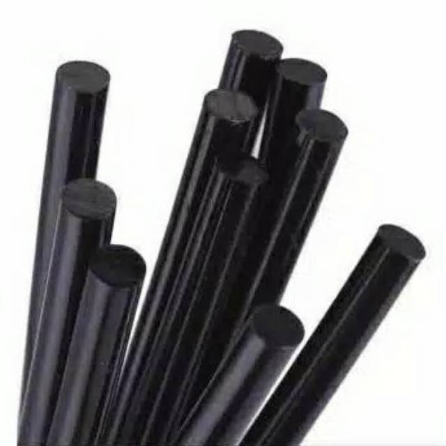 Isi Lem Tembak Warna Hitam Ukuran 0.7cm x 20cm - Ukuran Kecil Glue Gun Stick Refill Black