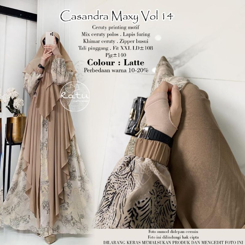 CASANDRA MAXY VOL.14 BY RATU (MAXY GAMIS MUSLIMAH) Maxy premium rekomended