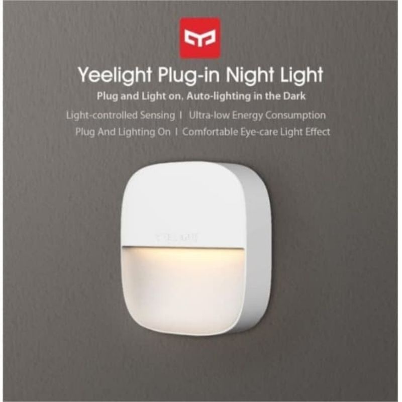 Yeelight Plug in Night Light Lampu Tidur LED sensor cahaya FREE OVERSTEKER