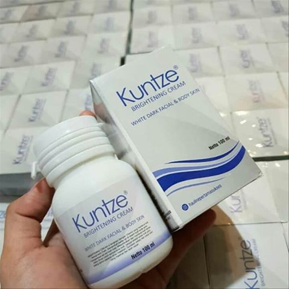 ❤ RATU ❤ Bleaching Badan Kuntze | Brightening Cream White Dark Facial &amp; Body Skin (✔️BPOM)