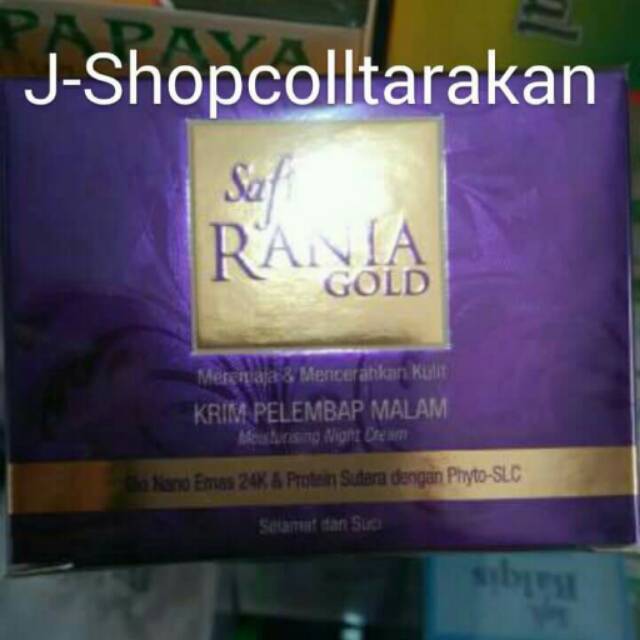 PELEMBAB "SAFI 'RANIA' GOLD" MALAM LAPIS GOLD