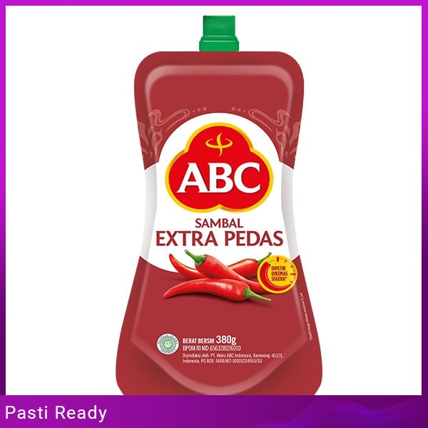 

ABC Sambal Extra Pedas Pouch 380 Gr Grosir Bisa COD